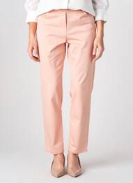 Pantalon slim talie elastică mărime normală roz STARK femme