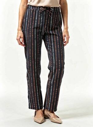 Pantalon 7/8 elasticitate mărime normală albastru FRANCE RIVOIRE femeie