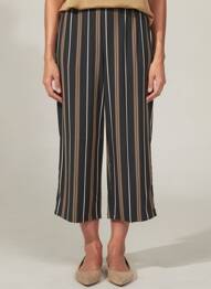 Pantalon drept talie elastică mărime normală negru TELMAIL femme