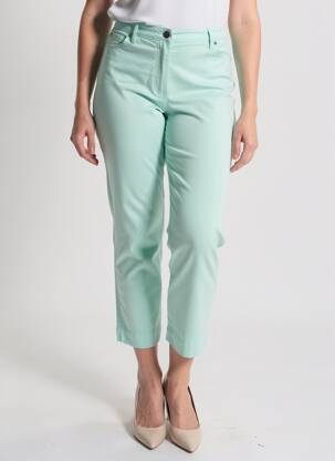 Pantalon 7/8 elasticitate mărime normală verde TONI femeie