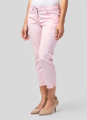 Pantalon 7/8 elasticitate mărime normală roz TONI femeie