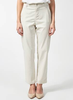 Pantalon 7/8 elasticitate mărime normală bej WALTRON femeie