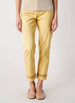 Pantalon 7/8 elasticitate mărime normală bej WALTRON femeie