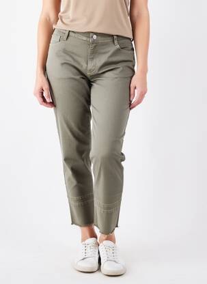 Pantalon 7/8 elasticitate mărime normală verde WALTRON femeie