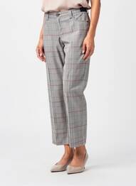 Pantalon 7/8 elasticitate mărime normală gri WALTRON femme