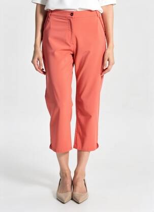 Pantalon 7/8 elasticitate mărime normală roșu DIANE LAURY femeie