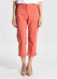 Pantalon 7/8 elasticitate mărime normală roșu DIANE LAURY femme