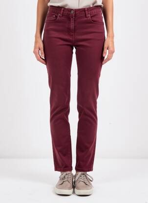 Pantalon slim elasticitate mărime normală violet TONI femeie