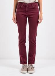 Pantalon slim elasticitate mărime normală violet TONI femme