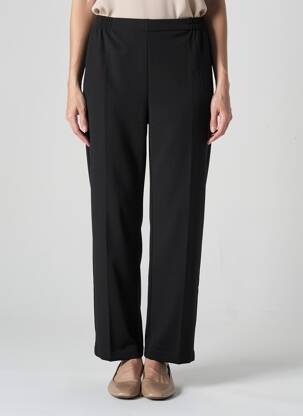 Pantalon slim talie elastică mărime normală negru PLURIELLES femeie