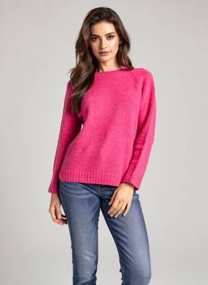 Pulover elasticitate mâneci lungi roz MAX MARA femeie
