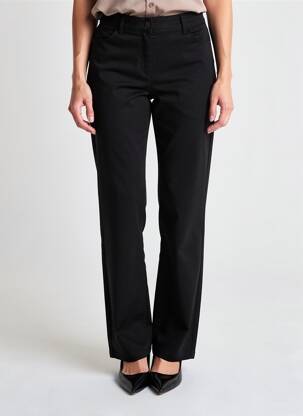 Pantalon drept elasticitate mărime normală negru JULIE GUERLANDE femeie
