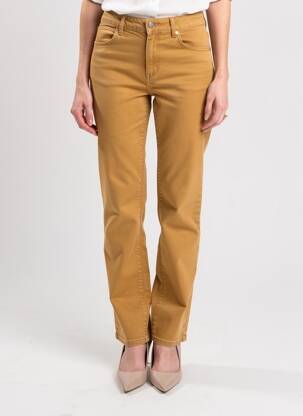 Pantalon drept elasticitate mărime normală maro JULIE GUERLANDE femeie
