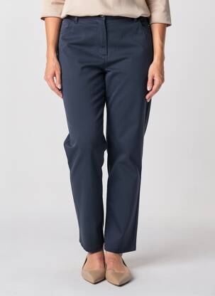 Pantalon drept elasticitate mărime normală albastru închis JULIE GUERLANDE femeie