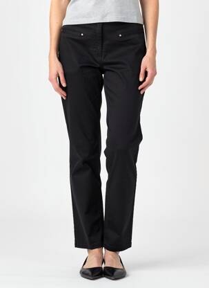 Pantalon slim elasticitate mărime normală negru JULIE GUERLANDE femeie