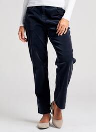 Pantalon slim elasticitate mărime normală albastru DEVERNOIS femme
