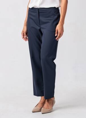 Pantalon 7/8 elasticitate mărime normală albastru DEVERNOIS femeie
