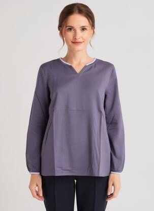 Top mâneci lungi mâneci lungi albastru SHEEGO femeie