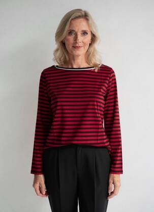 Tricou mâneci lungi mâneci lungi roșu SHEEGO femeie