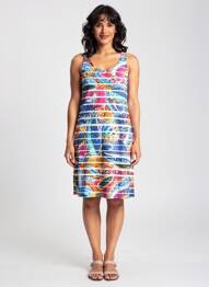 Rochie midi fără mâneci fără mâneci albastru MASSANA femeie