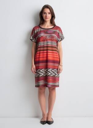 Rochie scurtă mâneci scurte mâneci scurte portocalie TELMAIL femeie