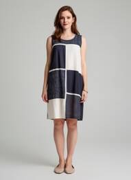 Rochie midi fără mâneci fără mâneci albastru DIANE LAURY femme