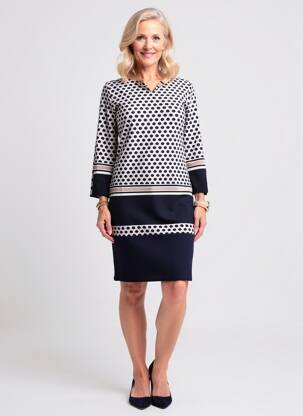 Rochie midi mâneci lungi mâneci lungi negru GEVANA femeie