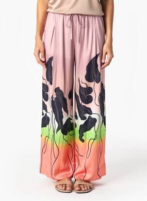 Pantalon larg croială fluidă mărime normală roz ESSENTIEL ANTWERP femeie