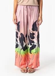 Pantalon larg croială fluidă mărime normală roz ESSENTIEL ANTWERP femme