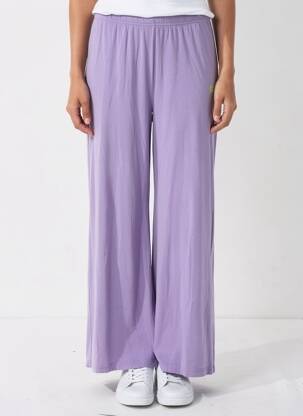 Pantalon evazat elasticitate mărime normală violet AMERICAN VINTAGE femeie