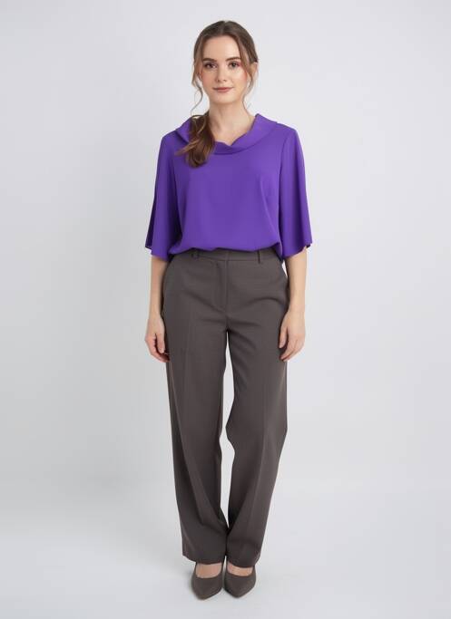 Tunică mâneci scurte mâneci scurte violet SPG WOMAN femme