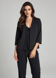 Jachete casual epoleți negru GEVANA femme