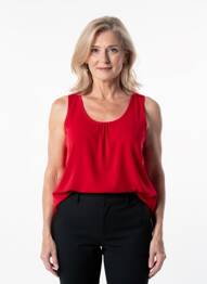 Top fără mâneci fără mâneci roșu închis SPG WOMAN femme