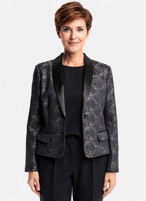 Sacou buzunare negru CONCEPT K femeie