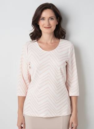 Tricou mâneci 3/4 mâneci 3/4 roz JENSEN femeie