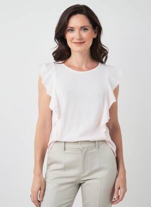 Tricou elasticitate mâneci scurte roz KATMAI femeie