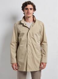 Jachetă vânt buzunare fără glugă bej JACK & JONES bărbat