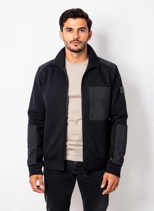 Jachete casual croială dreaptă negru HUGO BOSS bărbat