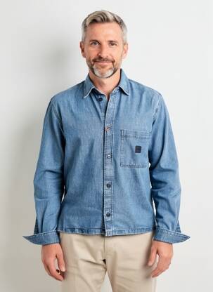 Cămașă cu mâneci lungi buzunare albastru HUGO BOSS bărbat