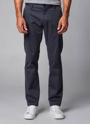 Pantalon chino țesătură poplin mărime normală albastru HUGO BOSS bărbat