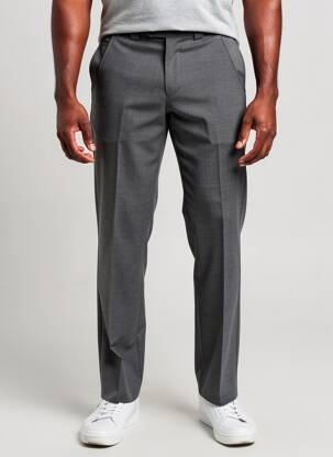 Pantalon drept croială dreaptă gri MEYER bărbat