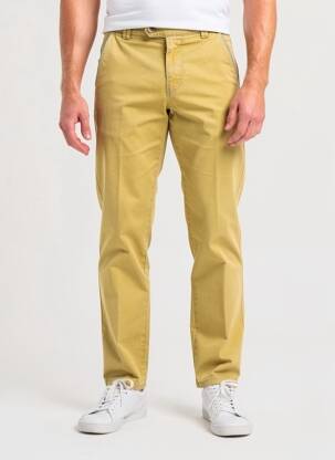Pantalon chino buzunare galben MEYER bărbat