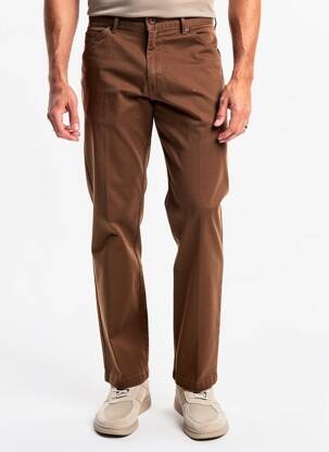 Pantalon chino buzunare maro MEYER bărbat