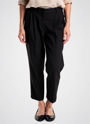 Pantalon 7/8 talie înaltă talie înaltă negru SEE U SOON femeie