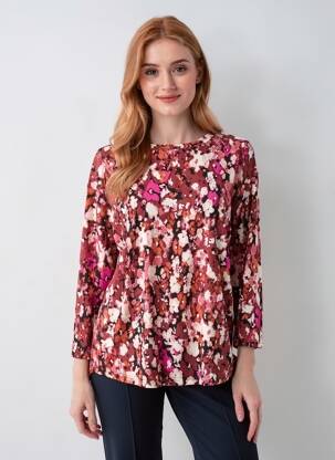 Tricou mâneci lungi mâneci lungi violet JENSEN femeie