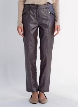 Pantalon drept elasticitate mărime normală maro QUATTRO femeie