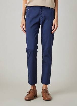 Pantalon 7/8 elasticitate mărime normală albastru SAINT HILAIRE femeie
