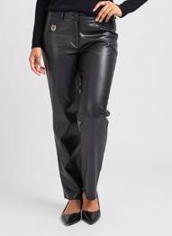 Pantalon slim mărime normală mărime normală negru JUMFIL femeie