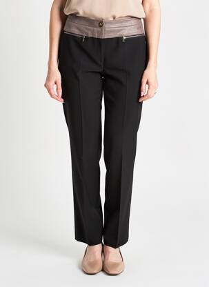 Pantalon slim elasticitate mărime normală negru JUMFIL femeie