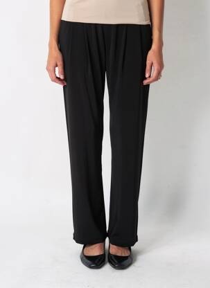 Pantalon drept țesătură crep mărime normală negru JUMFIL femeie